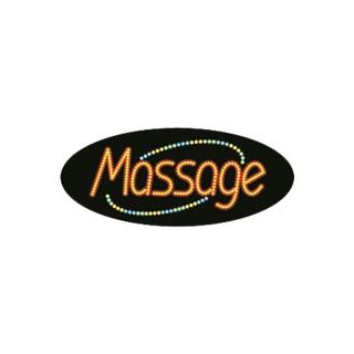 Cre8tion LED Signs Massage 2, M0102, 23031 KK BB